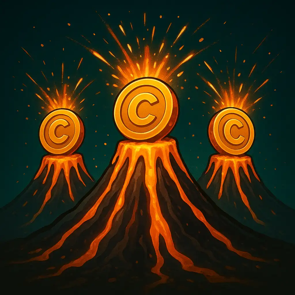 Slot 3 Coin Volcanoes dostępny w SansCasino
